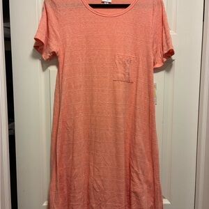 LuLaRoe Peach Carly NWT Size M